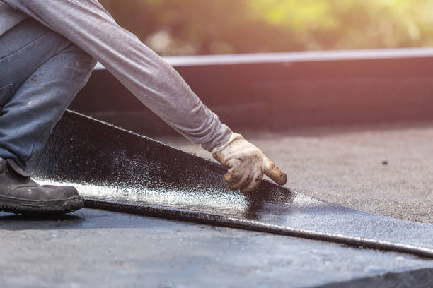 Professional Basement Waterproofing technician working in Camas, WA